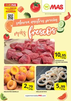 Catálogo Supermercados MAS | Saborea nuestros precios más frescos | 2026-09-08T00:00:00.000Z - 2026-09-19T00:00:00.000Z