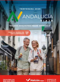 Catálogo Halcón Viajes en Atanzón | Folleto Andalucía Viaja - Temporada 2026 | 2026-09-08T00:00:00.000Z - 2026-12-31T00:00:00.000Z
