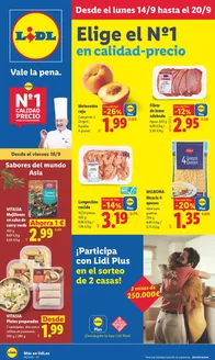 Catálogo Lidl en El Raval de Crist | № 1 PRECIO - Ofertas válidas del 14/09 al 20/09 | 2026-09-14T00:00:00.000Z - 2026-09-20T00:00:00.000Z