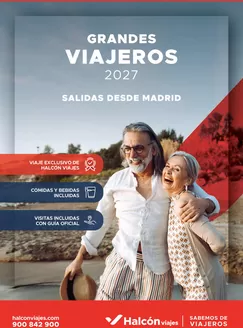 Catálogo Halcón Viajes en Atanzón | Folleto Grandes Viajeros 2027 - salidas desde Madrid | 2026-09-08T00:00:00.000Z - 2027-12-31T00:00:00.000Z