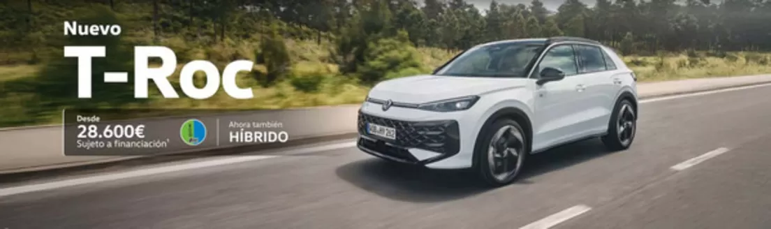 Catálogo Volkswagen en Flaçà | Nuevo T-Roc | 2026-09-08T00:00:00.000Z - 2026-09-30T00:00:00.000Z