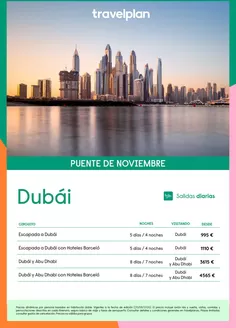 Catálogo Travelplan en Villamediana | Travelplan Dubái | 2026-09-09T00:00:00.000Z - 2026-11-30T00:00:00.000Z