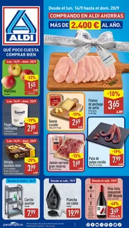 Catálogo ALDI en Cabrils | ¡Qué poco cuesta comprar bien! | 2026-09-14T00:00:00.000Z - 2026-09-20T00:00:00.000Z