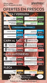 Catálogo Plusfresc en Olaz | Ofertes de Productes Frescos | 2026-09-10T00:00:00.000Z - 2026-09-14T00:00:00.000Z