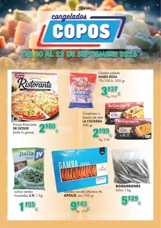 Catálogo Congelados Copos en Olaz | Del 10 Al 23 De Septiembre 2026 | 2026-09-10T00:00:00.000Z - 2026-09-23T00:00:00.000Z