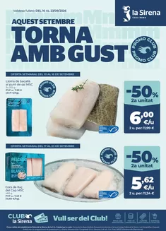 Catálogo La Sirena en Olaz | Aquest Setembre Torna Amb Gust | 2026-09-10T00:00:00.000Z - 2026-09-23T00:00:00.000Z