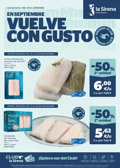 Catálogo La Sirena en Olaz | En Septiembre Vuelve Con Gusto | 2026-09-10T00:00:00.000Z - 2026-09-23T00:00:00.000Z