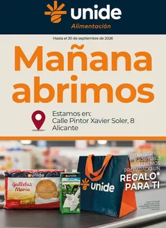 Catálogo UNIDE Alimentación | ¡Mañana abrimos! | 2026-09-18T00:00:00.000Z - 2026-09-30T00:00:00.000Z