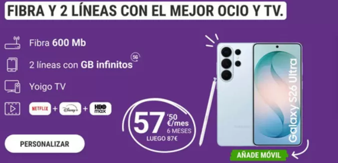 Catálogo Yoigo en Roda de Ter | Fibra Y 2 Líneas Con El Mejor Ocio Y TV. | 2026-09-14T00:00:00.000Z - 2026-09-27T00:00:00.000Z