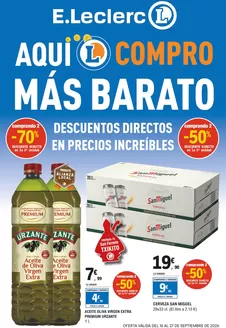Catálogo E.Leclerc | Aquí compro más barato | 2026-09-16T00:00:00.000Z - 2026-09-27T00:00:00.000Z