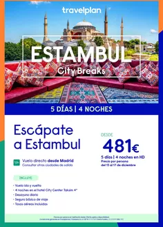 Catálogo Travelplan en Bera | Escápate a Estambul | 2026-12-13T00:00:00.000Z - 2026-12-17T00:00:00.000Z