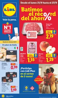 Catálogo Lidl en Cistérniga | № 1 PRECIO - Ofertas válidas del 21/09 al 27/09 | 2026-09-21T00:00:00.000Z - 2026-09-27T00:00:00.000Z