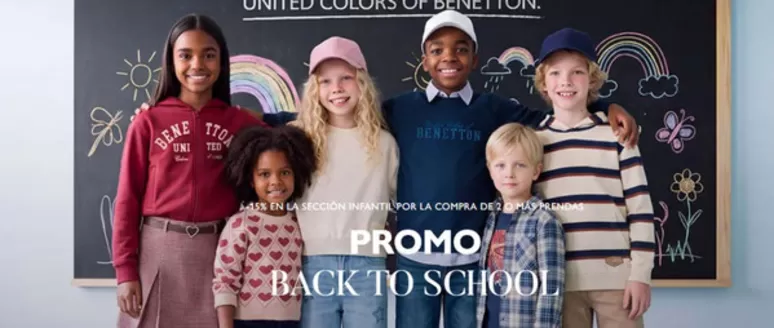Catálogo United Colors Of Benetton | -15% En La Sección Infantil Por La Compra De 2 O Más Prendas | 2026-09-16T00:00:00.000Z - 2026-09-29T00:00:00.000Z