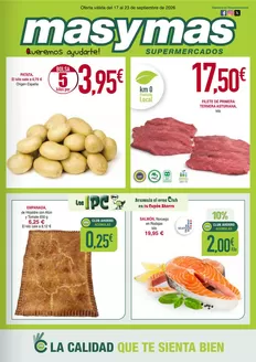 Catálogo Masymas | Oferta válida del 17 al 23 de septiembre de 2026 | 2026-09-17T00:00:00.000Z - 2026-09-23T00:00:00.000Z