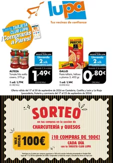 Catálogo Supermercados Lupa | Tus vecinos de confianza | 2026-09-17T00:00:00.000Z - 2026-09-30T00:00:00.000Z