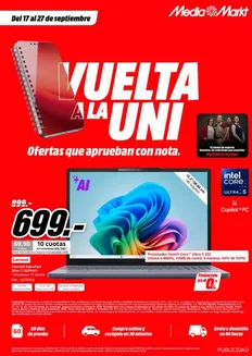 Catálogo MediaMarkt | Vuelta A La Uni | 2026-09-17T00:00:00.000Z - 2026-09-27T00:00:00.000Z