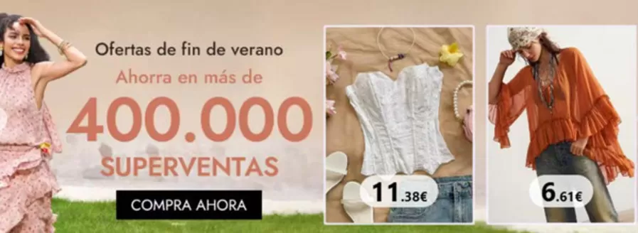 Catálogo SheIn en El Parador de Hortichuelas | Ofertas de fin de verano | 2026-09-18T00:00:00.000Z - 2026-09-30T00:00:00.000Z