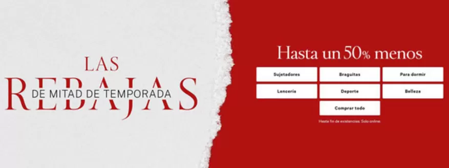 Catálogo Victoria's Secret en El Parador de Hortichuelas | Hasta un 50% menos | 2026-09-18T00:00:00.000Z - 2026-10-01T00:00:00.000Z