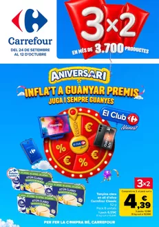 Catálogo Carrefour en Sant Climent Sescebes | 3x2 ANIVERSARIO | 2026-09-24T00:00:00.000Z - 2026-10-12T00:00:00.000Z