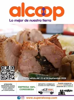 Catálogo Super Alcoop en Ribadesella | Folleto de Carnicería válido hasta el 26 de septiembre de 2026 | 2026-09-21T00:00:00.000Z - 2026-09-26T00:00:00.000Z