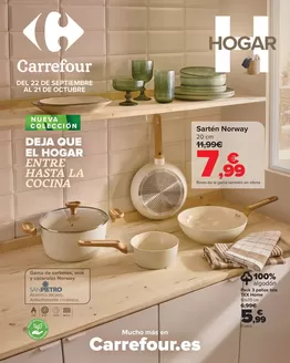 Catálogo Carrefour en Puigpunyent | HOGAR | 2026-09-22T00:00:00.000Z - 2026-10-21T00:00:00.000Z