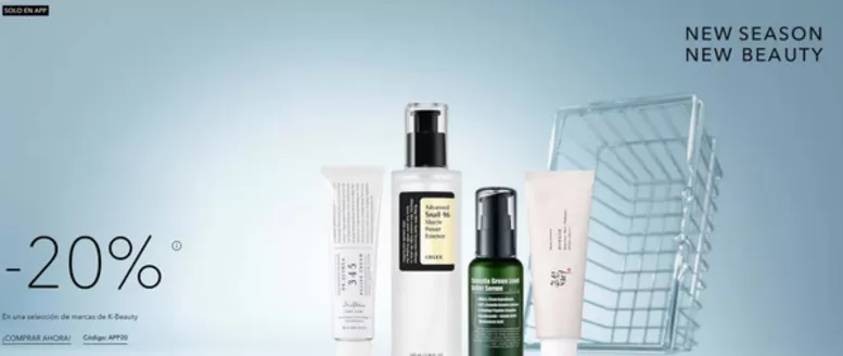 Catálogo Douglas | -20% En una selección de marcas de K-Beauty | 2026-09-21T00:00:00.000Z - 2026-09-23T00:00:00.000Z