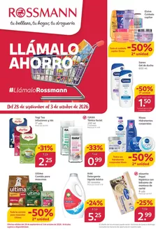 Catálogo Rossmann en Corrales (Huelva) | LLÁMALO AHORRO | 2026-09-28T00:00:00.000Z - 2026-10-03T00:00:00.000Z