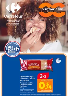 Catálogo Carrefour en Okondo | SIN GLUTEN | 2026-09-25T00:00:00.000Z - 2026-10-12T00:00:00.000Z