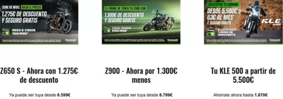 Catálogo Kawasaki | Promociones | 2026-09-23T00:00:00.000Z - 2026-12-31T00:00:00.000Z