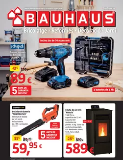 Catálogo BAUHAUS en Alberca | Bricolatge, reformes, decoración i jardí | 2026-09-24T00:00:00.000Z - 2026-10-22T00:00:00.000Z
