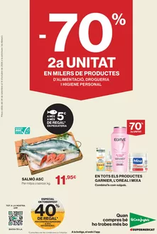 Catálogo El Corte Inglés | -70% 2a Unitat En Milers De Productes | 2026-09-24T00:00:00.000Z - 2026-10-14T00:00:00.000Z
