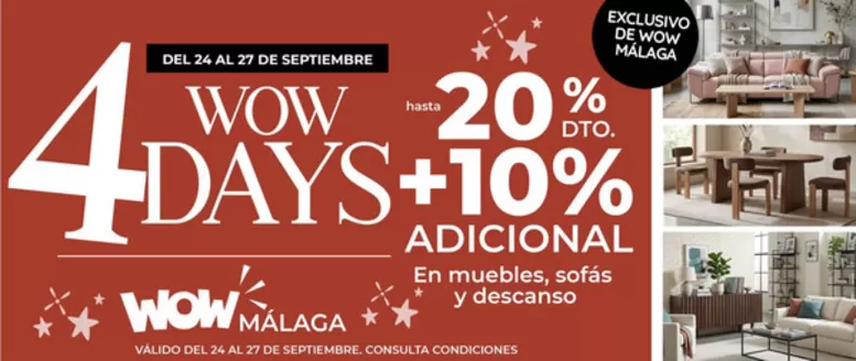 Catálogo WOW Málaga, Style&Home by Mubak en Muskiz | 4 Wow Days | 2026-09-24T00:00:00.000Z - 2026-09-27T00:00:00.000Z