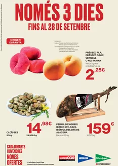 Catálogo Hipercor | Només 3 Dies | 2026-09-25T00:00:00.000Z - 2026-09-28T00:00:00.000Z
