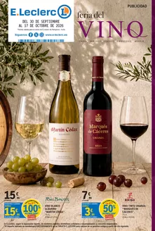 Catálogo E.Leclerc | Feria del vino | 2026-09-30T00:00:00.000Z - 2026-10-17T00:00:00.000Z