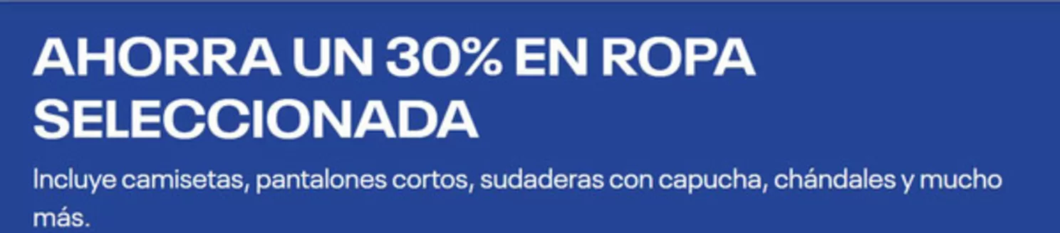 Catálogo Reebok en Huarte-Uharte | Ahorra Un 30% En Ropa Seleccionada | 2026-09-29T00:00:00.000Z - 2026-10-11T00:00:00.000Z