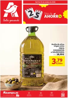 Catálogo Alcampo en Sauzal | Días De Ahorro | 2026-10-08T00:00:00.000Z - 2026-10-21T00:00:00.000Z