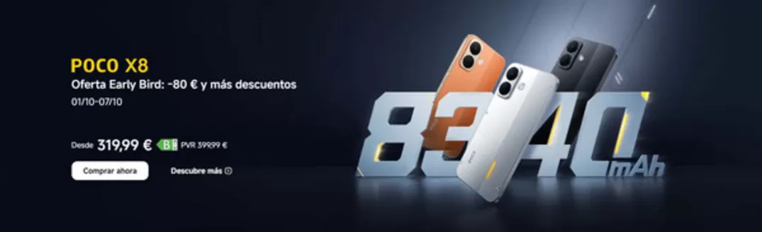 Catálogo Xiaomi en Terrassa | POCO X8 | 2026-10-01T00:00:00.000Z - 2026-10-07T00:00:00.000Z