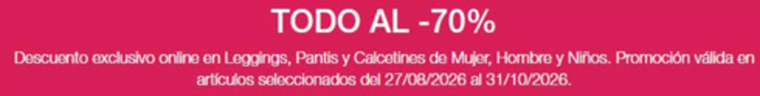 Catálogo Calzedonia | Todo Al -70% | 2026-10-01T00:00:00.000Z - 2026-10-31T00:00:00.000Z