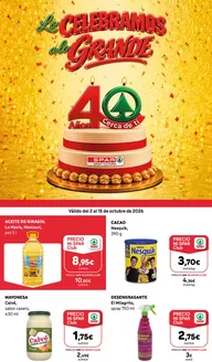Catálogo SPAR Gran Canaria | Válido del 2 al 15 de octubre de 2026 | 2026-10-02T00:00:00.000Z - 2026-10-15T00:00:00.000Z