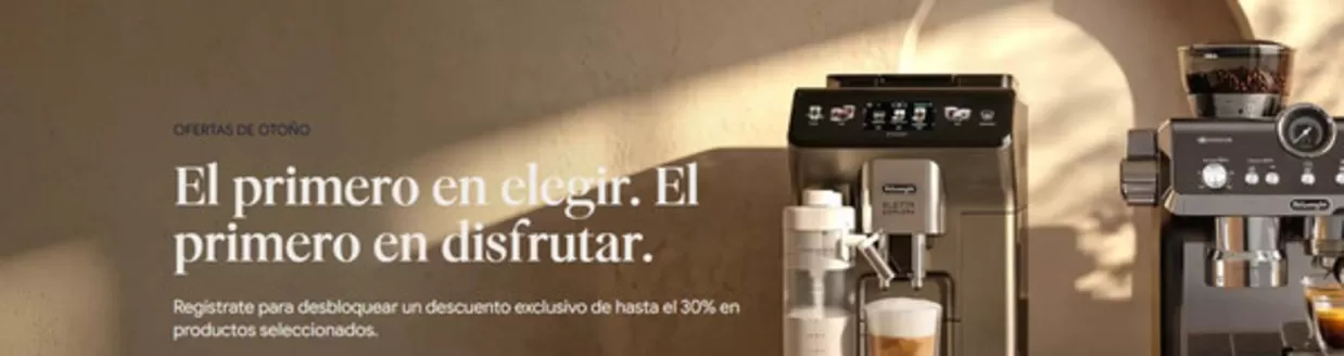 Catálogo De'Longhi | Ofertas De Otoño | 2026-10-02T00:00:00.000Z - 2026-10-15T00:00:00.000Z