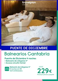 Catálogo Travelplan | Balnearios Cantabria | 2026-12-04T00:00:00.000Z - 2026-12-08T00:00:00.000Z