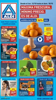 Catálogo ALDI en Las Maravillas | ¡Qué poco cuesta comprar bien! | 2026-10-12T00:00:00.000Z - 2026-10-18T00:00:00.000Z
