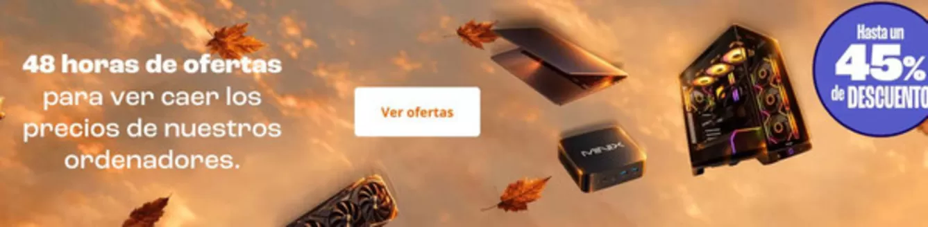 Catálogo PC Componentes en Talavera la Real | Hasta un 45% de descuento | 2026-10-05T00:00:00.000Z - 2026-10-06T00:00:00.000Z