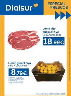 Catálogo Dialsur Cash & Carry | Especial Frescos | 2026-10-06T00:00:00.000Z - 2026-10-12T00:00:00.000Z