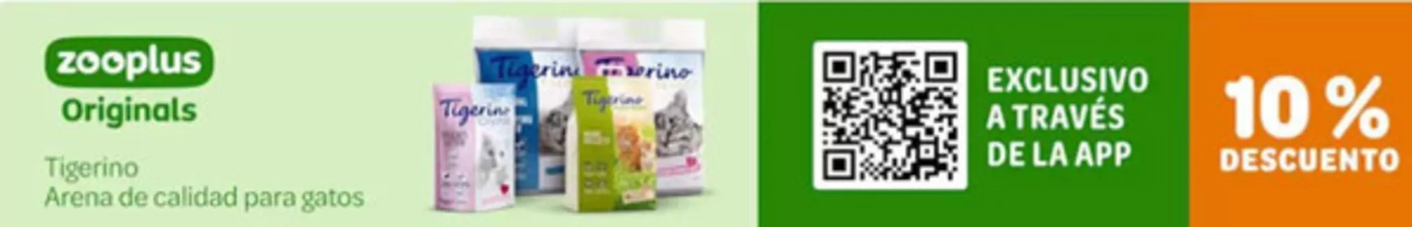 Catálogo Zooplus en Pueyo | 10 % de descuento en Tigerino a través de la App | 2026-10-06T00:00:00.000Z - 2026-10-12T00:00:00.000Z