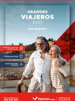 Catálogo Halcón Viajes en Madrid | Folleto Grandes Viajeros Por Europa 2027 | 2027-01-01T00:00:00.000Z - 2027-12-31T00:00:00.000Z