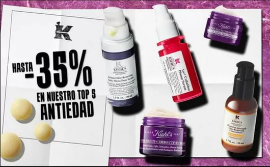 Catálogo Kiehls | Hasta -35% En Tus Iconos Antiedad | 2026-10-08T00:00:00.000Z - 2026-10-23T00:00:00.000Z