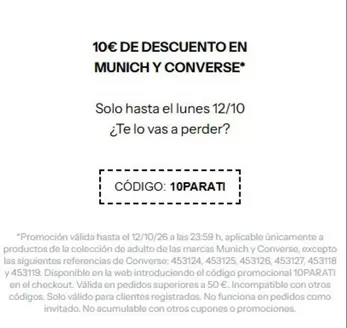 Catálogo Krack en Cerdanyola del Vallès | 10€ De Descuento En Munich Y Converse | 2026-10-08T00:00:00.000Z - 2026-10-12T00:00:00.000Z