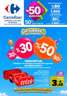 Catálogo Carrefour en Muskiz | 50% QUE VUELVE + 2ªUD. AL -50% | 2026-10-13T00:00:00.000Z - 2026-10-26T00:00:00.000Z