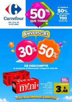 Catálogo Carrefour en Bàscara | 50% QUE VUELVE + 2ªUD. AL -50% | 2026-10-13T00:00:00.000Z - 2026-10-26T00:00:00.000Z